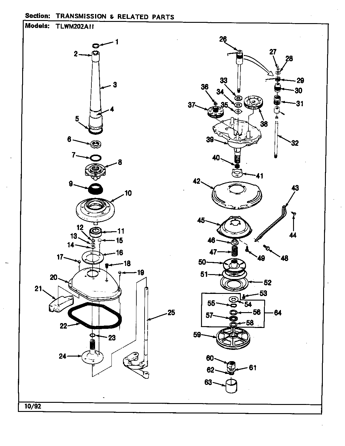 TRANSMISSION & RELATED PARTS (REV. F-K)