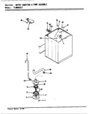 Water carrying & pump assembly