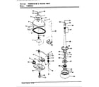 Norge TLWM202IIW transmission & related parts diagram