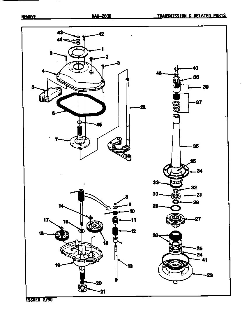 TRANSMISSION & RELATED PARTS (REV. E)