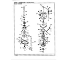 Maytag NAW2030W transmission & related parts (rev. f-k) diagram