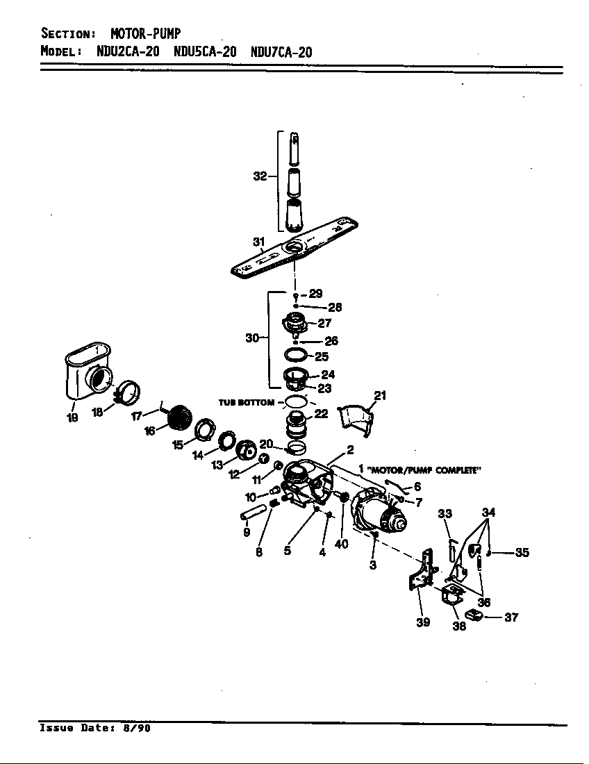 Motor-pump