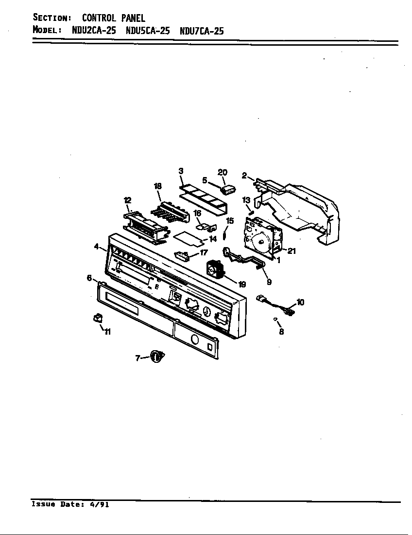 Control panel