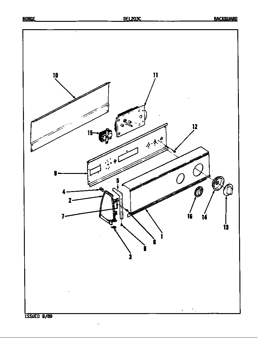 Control panel (rev. a-d)