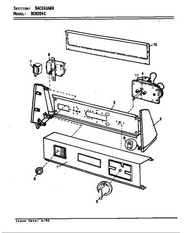 Control panel (orig. rev. a)