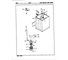 Norge LWL263A water carrying & pump assy. (rev. e-f) diagram