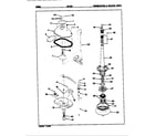 Norge LWL263A transmission & related parts (rev. e-f) diagram