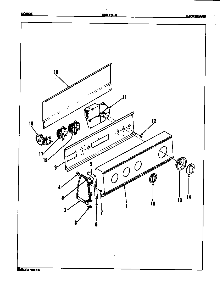 Control panel (orig. rev. a)