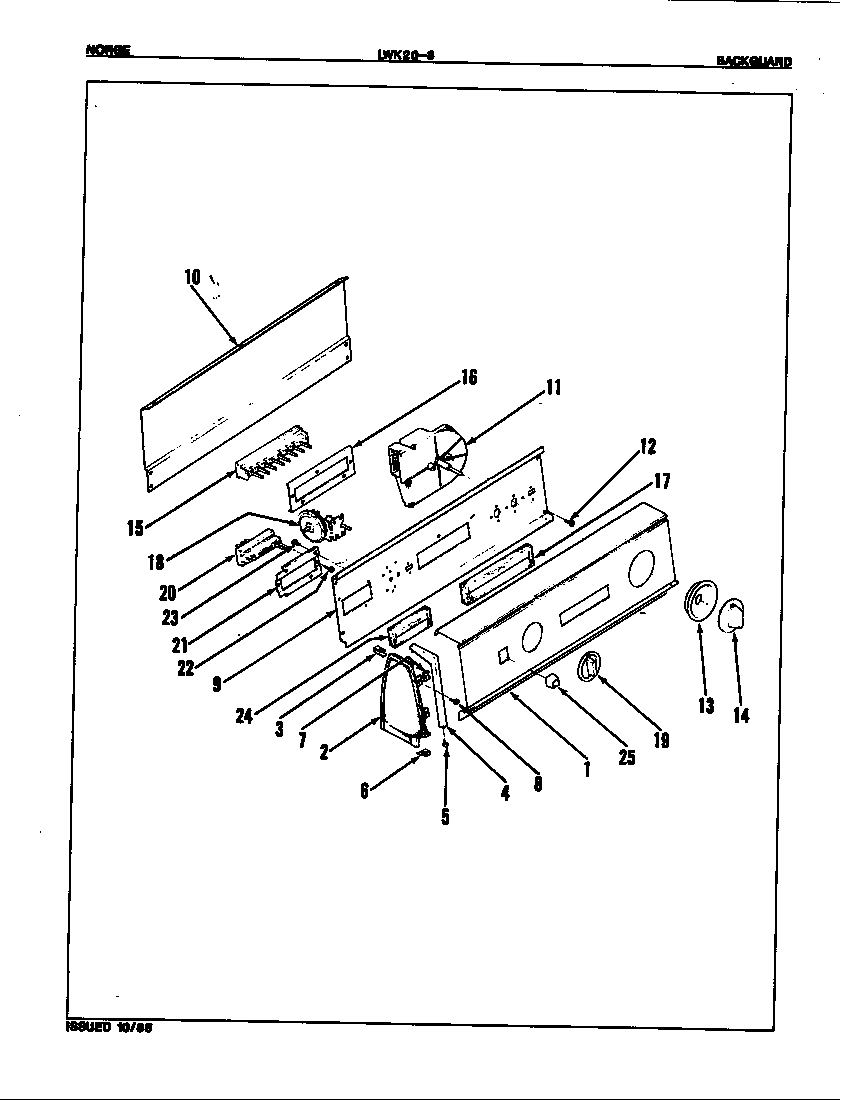 Control panel (orig. rev. a)