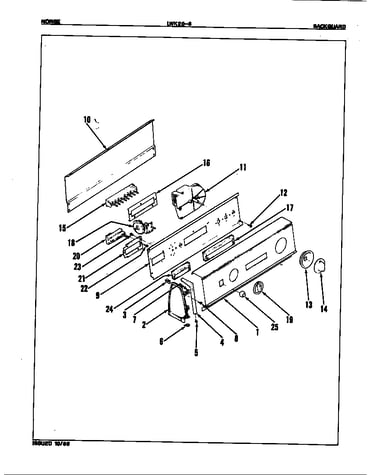 Control panel (orig. rev. a)