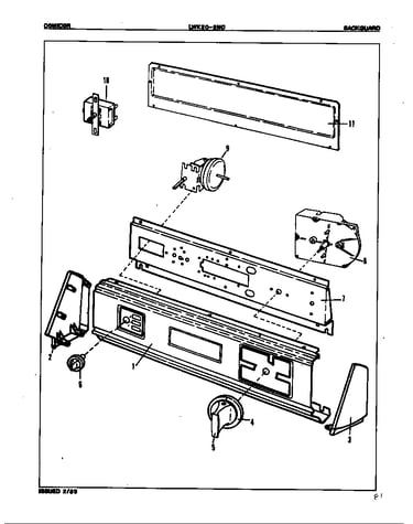 Control panel (orig. rev. a)