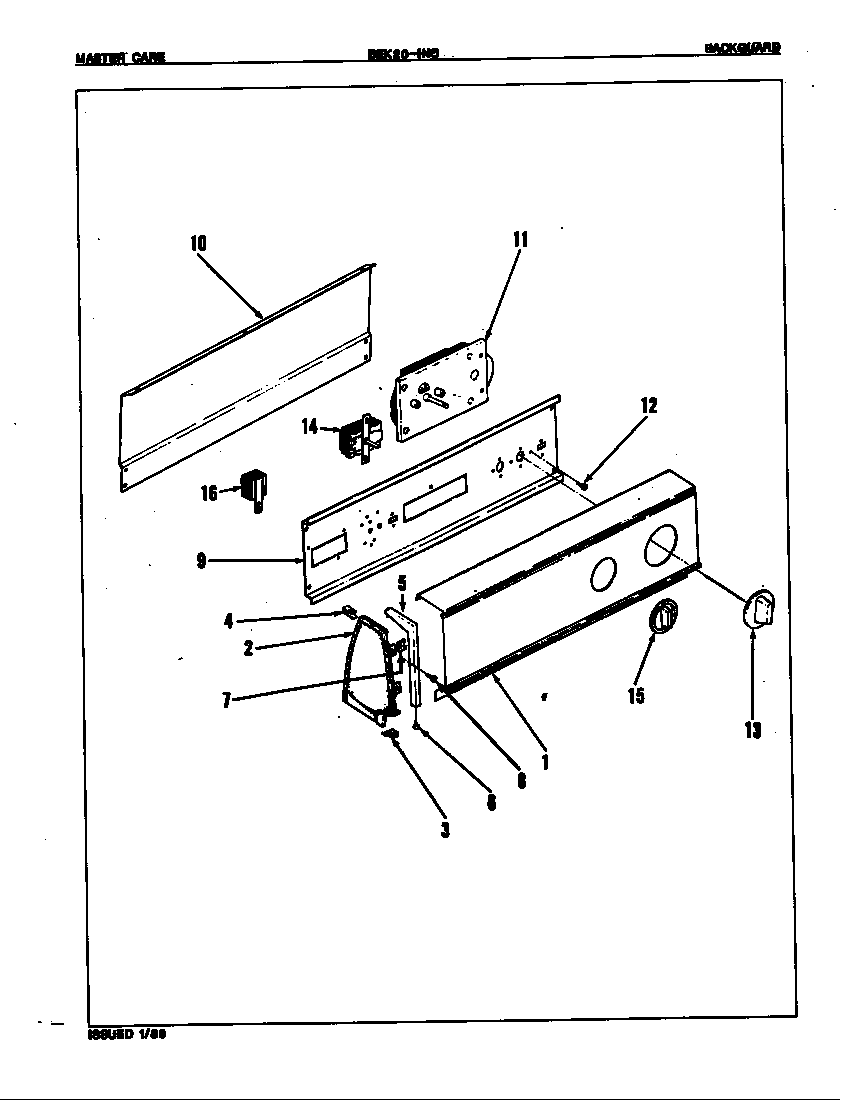 Control panel (orig. rev. a)