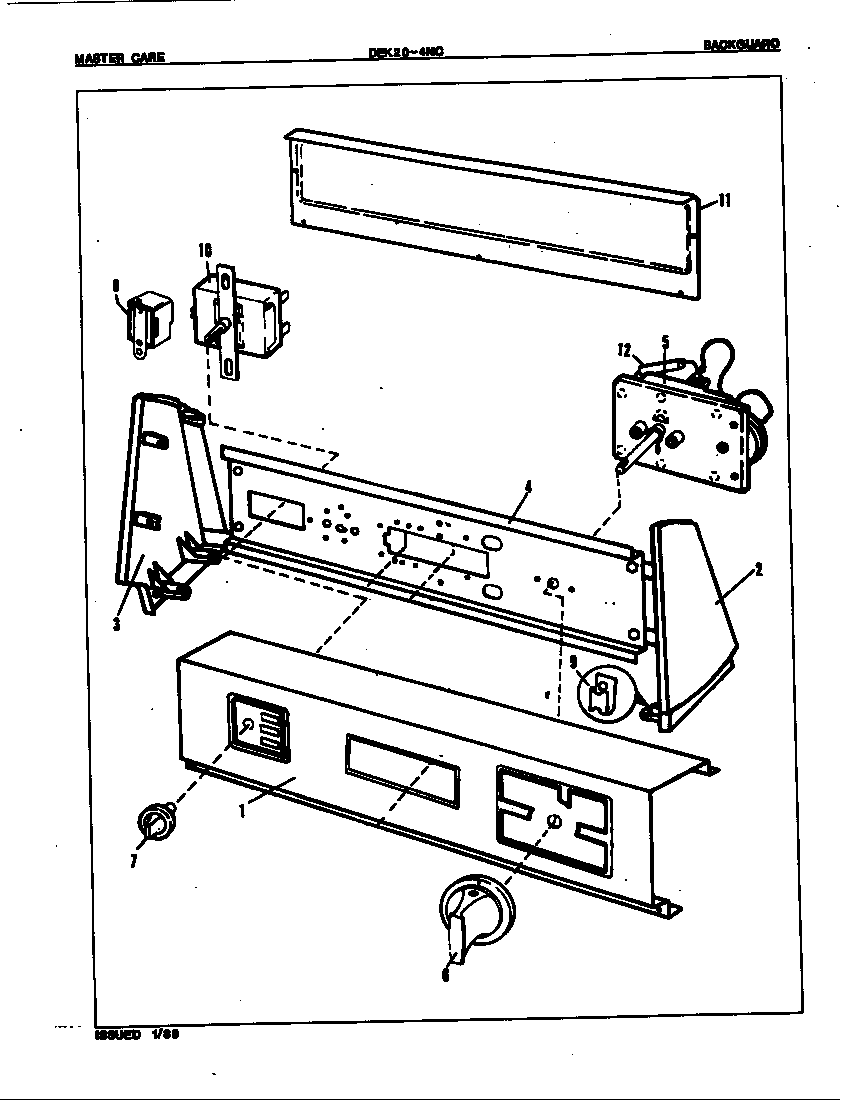 CONTROL PANEL (ORIG. REV. A)