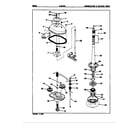 Norge TLWL202A transmission & related parts (tlwl202w) diagram