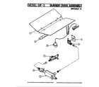 Magic Chef 91FN-3W oven burner assembly diagram