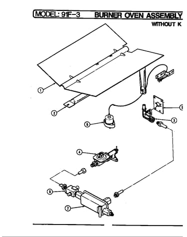 Oven burner assembly