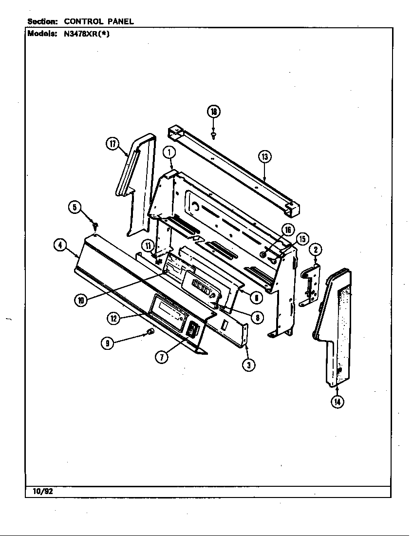 Control panel