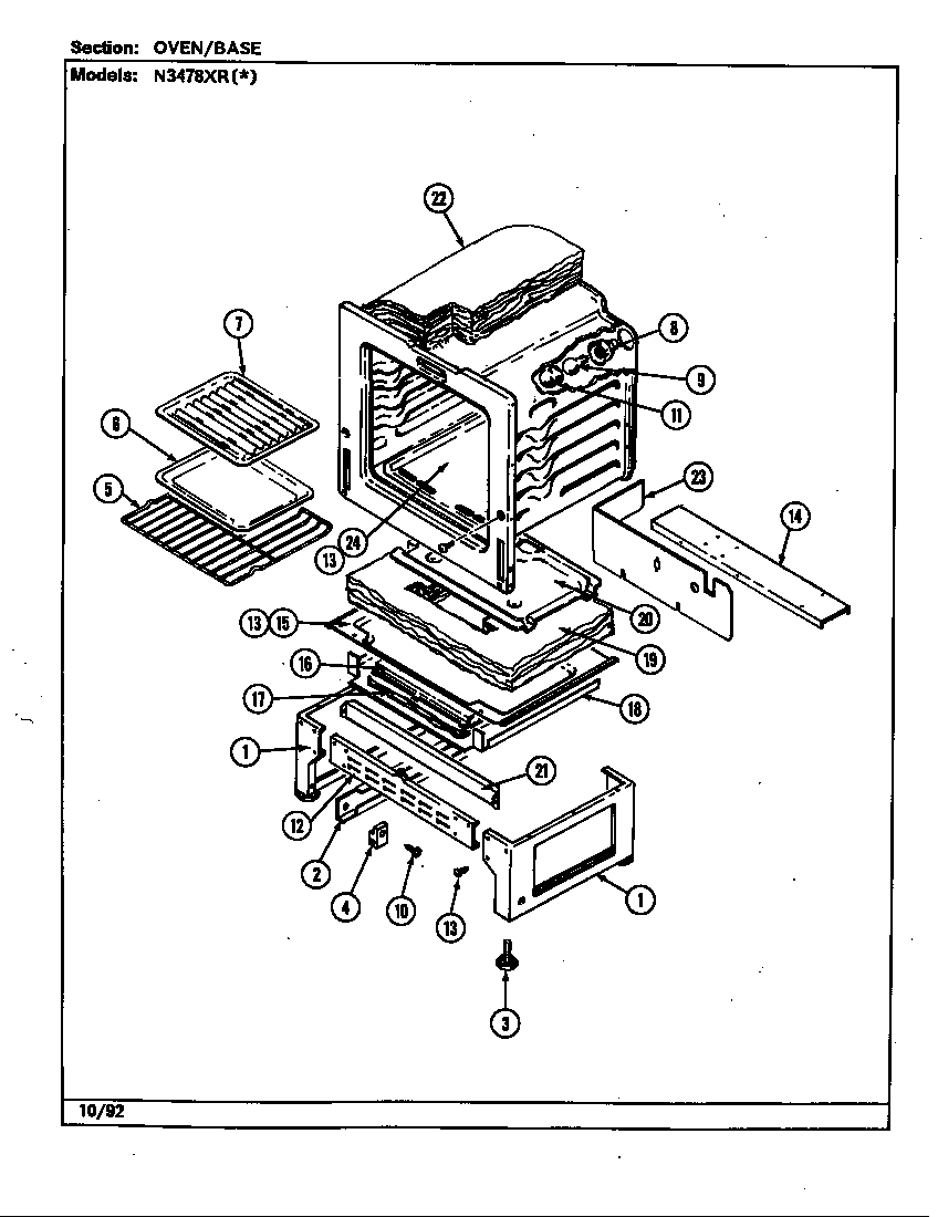 Oven/base