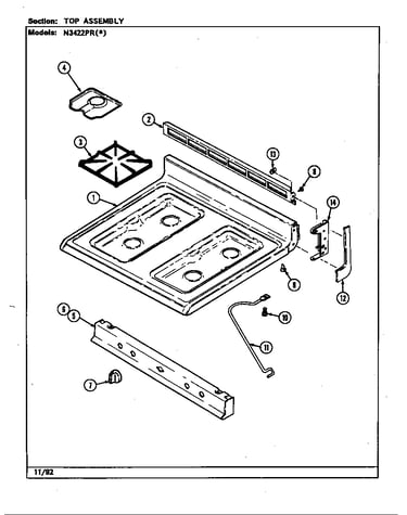 Top assembly