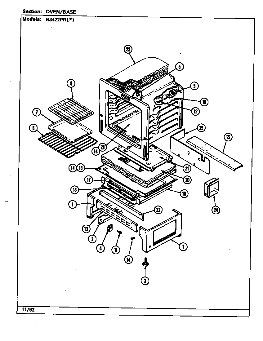 Oven/base