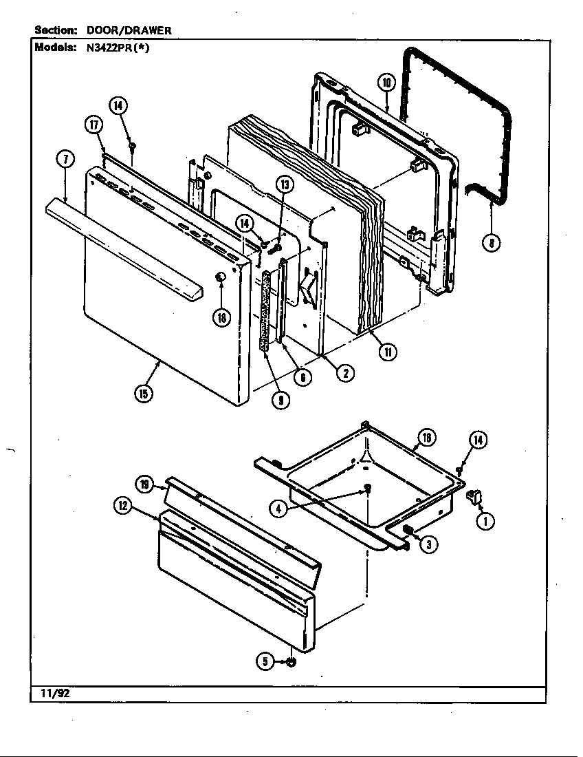 Door/drawer