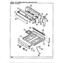 Norge N3110KRW top assembly (n3121xr*) (n3121xra) (n3121xrw) diagram