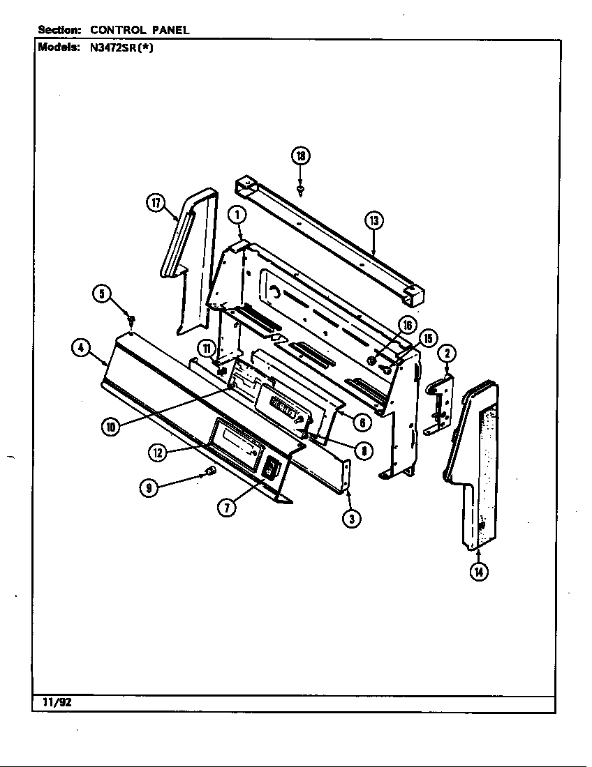Control panel