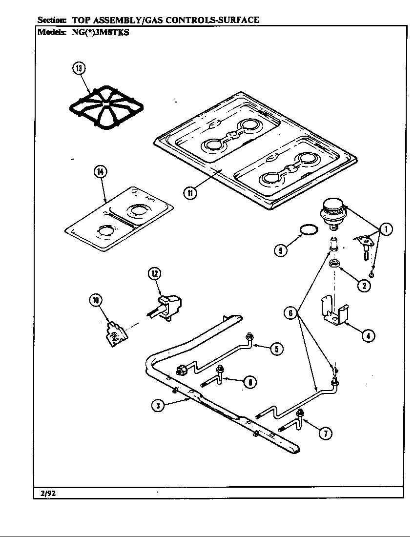 Top assembly
