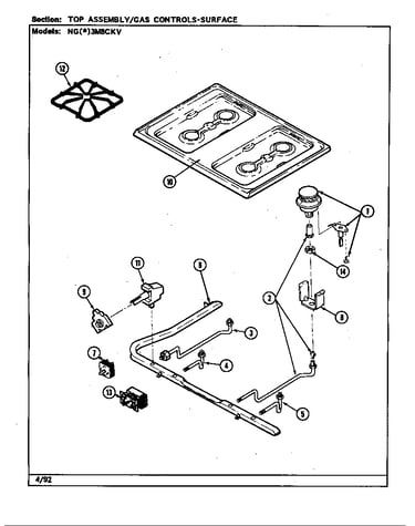 Top assembly