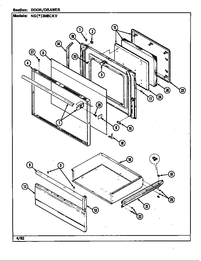 Door/drawer