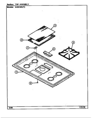 Top assembly