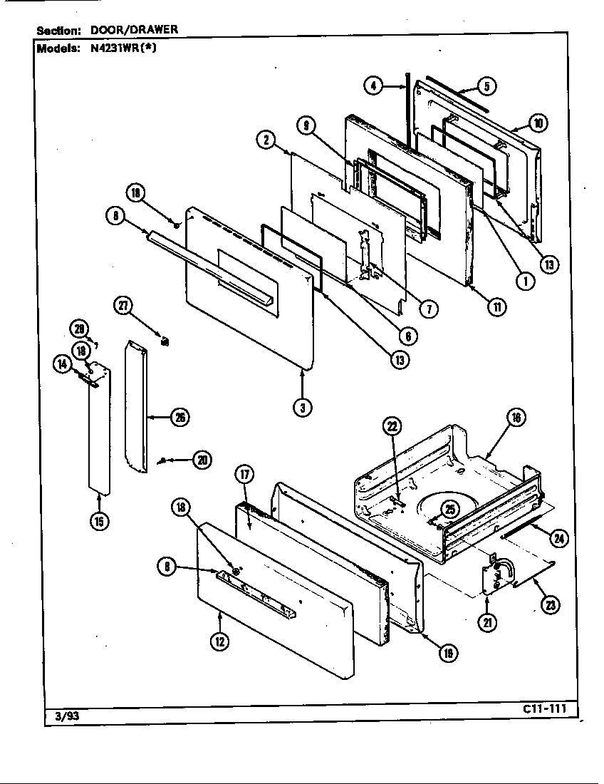 DOOR/DRAWER
