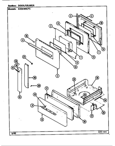 Door/drawer