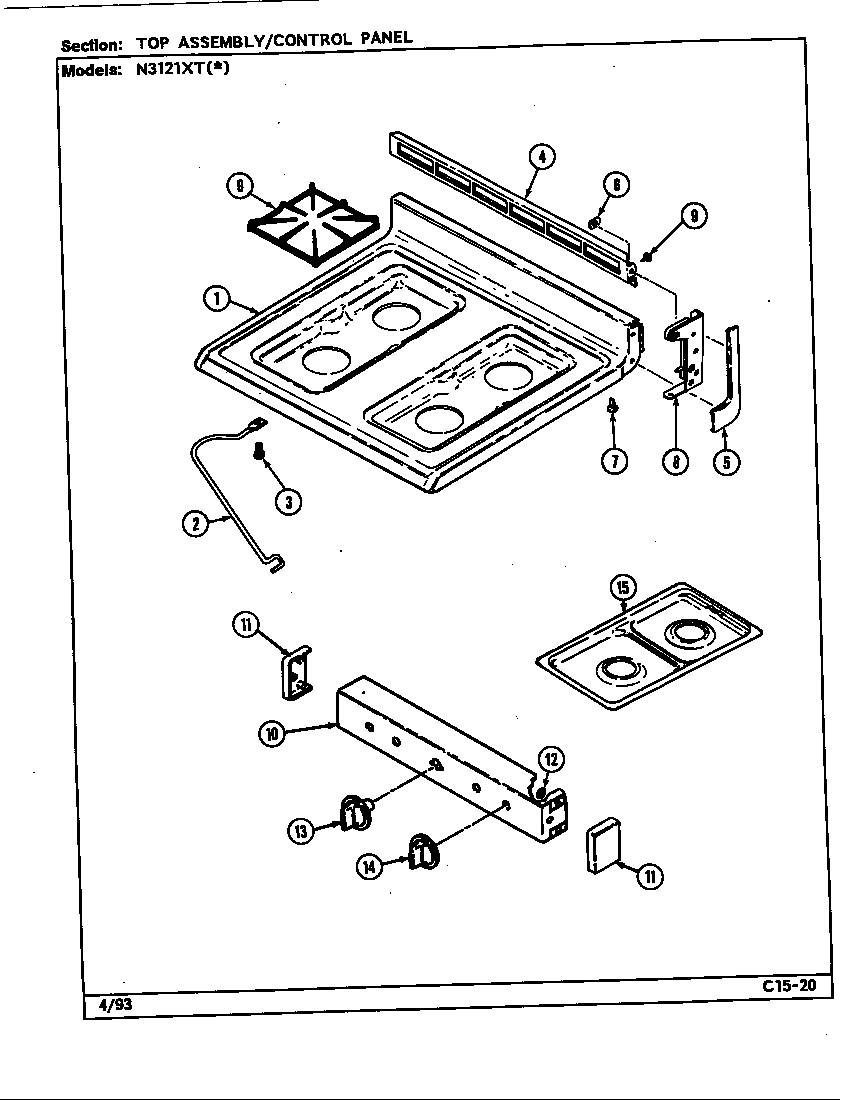 Top assembly