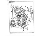 Norge N3121XTA body/oven diagram