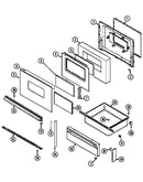 Door/drawer (ser. pre. 21)