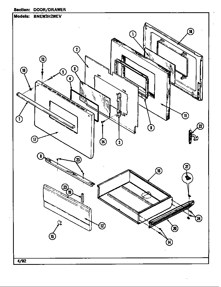 Door/drawer