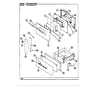 Norge UNGW6H2GLNW-AD door/drawer diagram