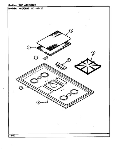 Top assembly