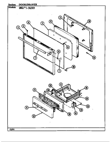 Door/drawer