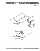 Oven burner assembly