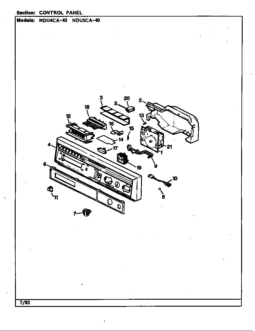 Control panel