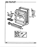 Fresh food door (ct19x7a/dc67a) (ct19x7w/dc66a)