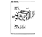 Crosley CT19X7A/DC67A freezer door diagram