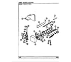 Crosley CT19X7A/DC66A optional ice maker (ct19x7a/dc67a) (ct19x7w/dc66a) diagram