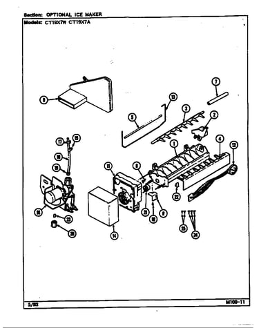 Optional ice maker