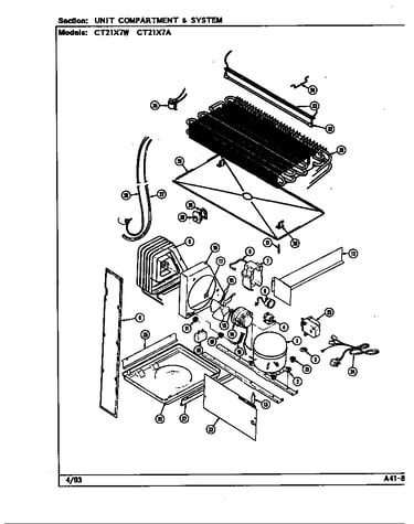 Unit compartment & system (ct21x7a/dd68a) (ct21x7w/dd67a)