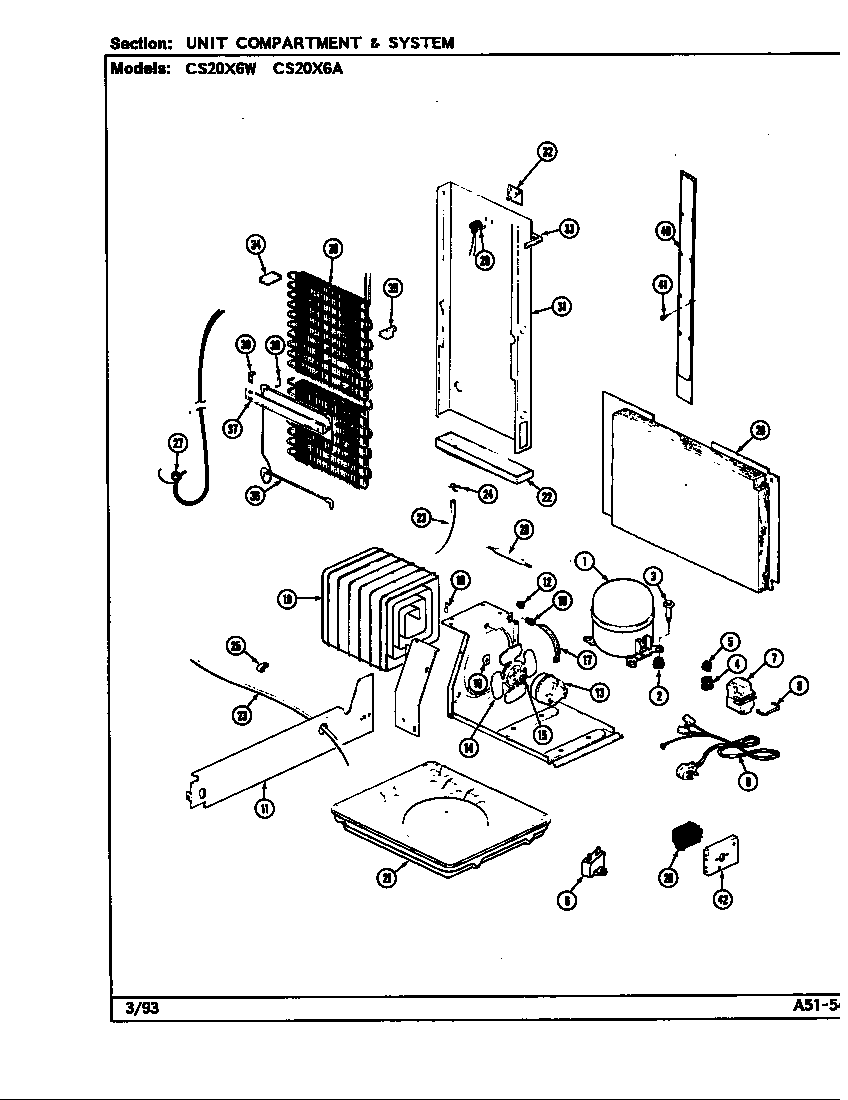 Unit compartment & system