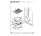 Crosley CS20X6W/DR10A shelves & accessories diagram