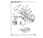 Crosley CS20X6A/DR09A optional ice maker kit diagram